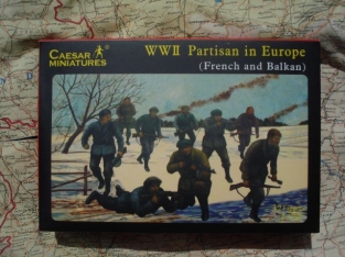 Caesar mimiatures 056  WWII Partisan in Europe \